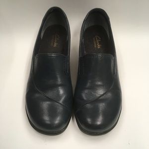 Clarks Womans May Poppy Blue Leather. 7.5M (0015)